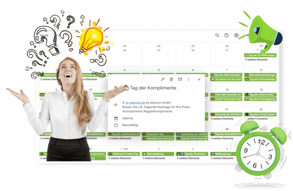 Content-Ideen für Ihre PR und Social Media